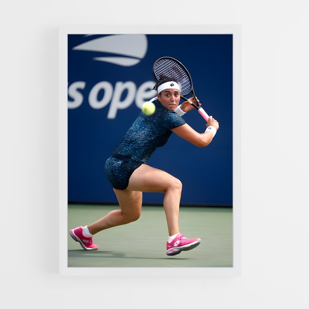 Poster jabeur court – affiche Tennis (vue 3)